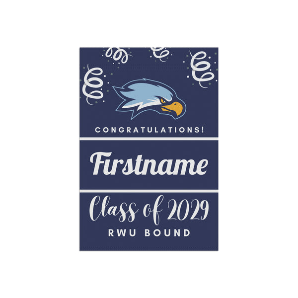Personalized RWU 2029 Yard Flag