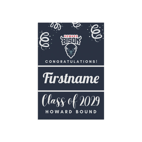 Personalized Howard 2029 Yard Flag