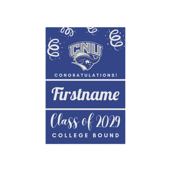 Personalized CNU 2029 Yard Flag