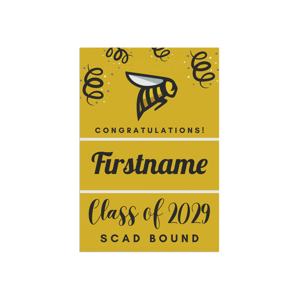 Personalized SCAD 2029 Yard Flag