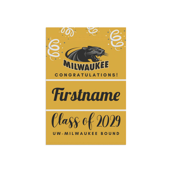 Personalized UW Milwaukee 2029 Yard Flag