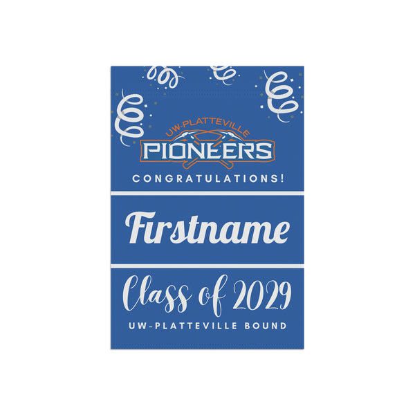 Personalized UW Platteville 2029 Yard Flag