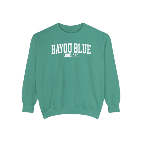 Bayou Blue Louisiana Comfort Colors Sweatshirt