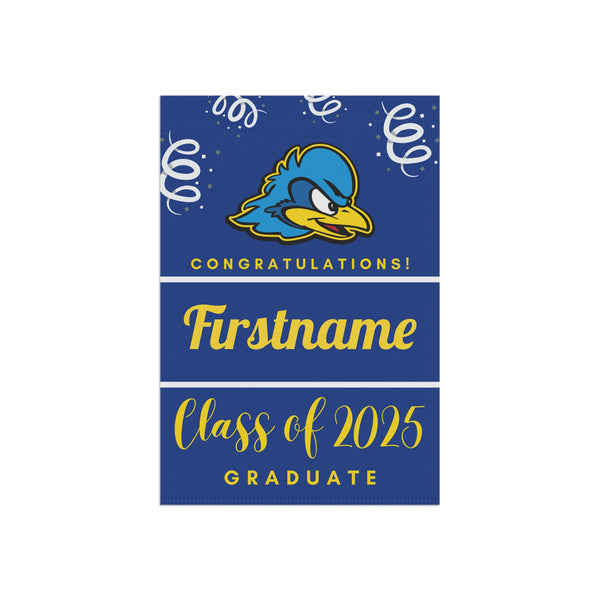Personalized Delaware 2025 Graduate Yard Flag