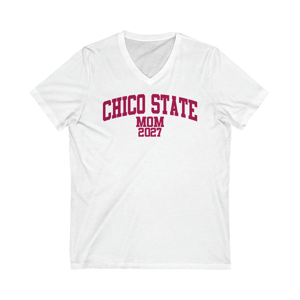 Chico State Class of 2027 MOM V-Neck Tee