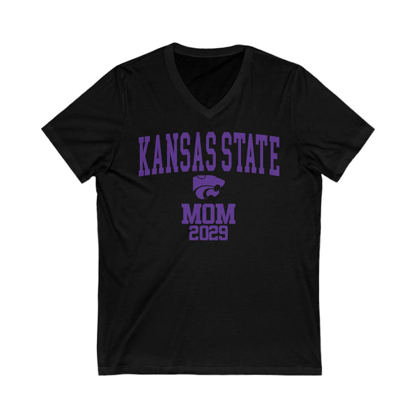 K-State 2029 MOM V-Neck Tee