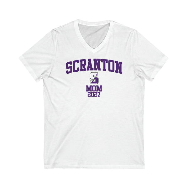 Scranton Class of 2027 MOM V-Neck Tee