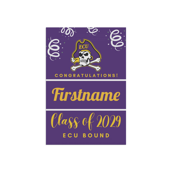 Personalized ECU 2029 Yard Flag
