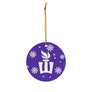 Winona State Ceramic Ornaments
