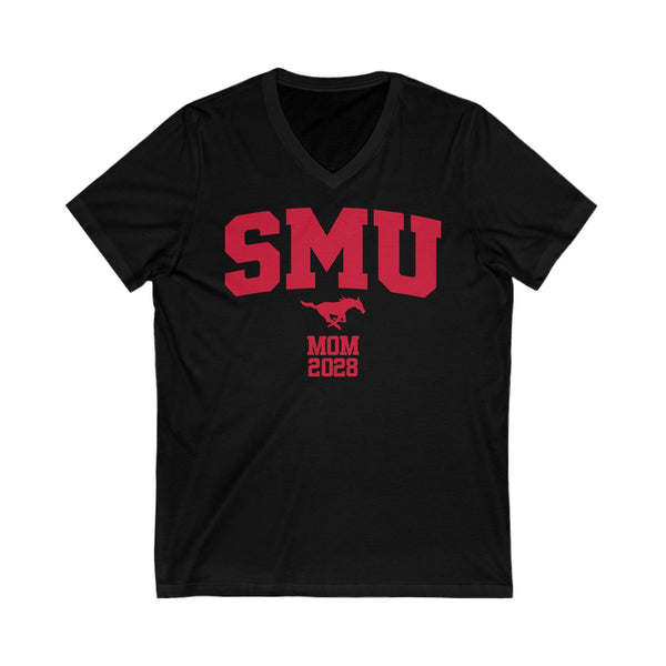 SMU Class of 2028 MOM V-Neck Tee