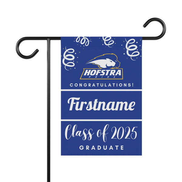 Personalized Hofstra 2025 Graduate Yard Flag