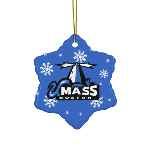 UMass Boston Ceramic Ornaments