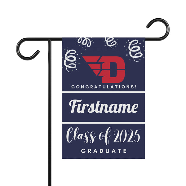 Personalized Dayton 2025 Graduate Yard Flag