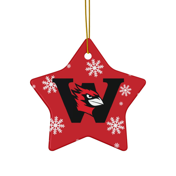 Wesleyan Ceramic Ornaments