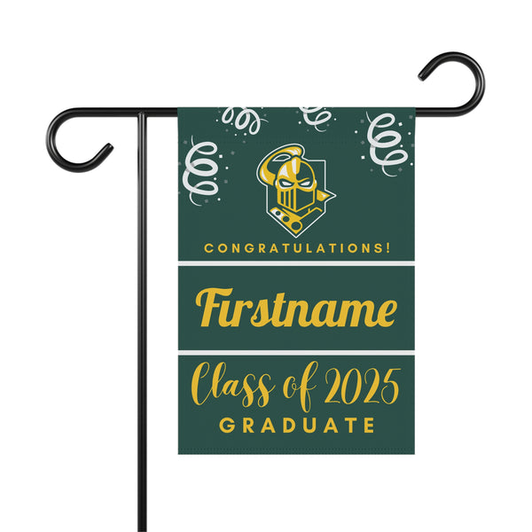 Personalized Clarkson 2025 Graduate Yard Flag