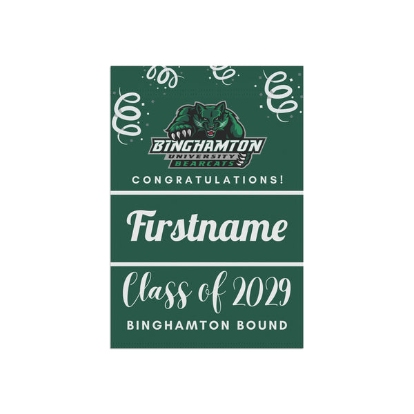 Personalized Binghamton 2029 Yard Flag