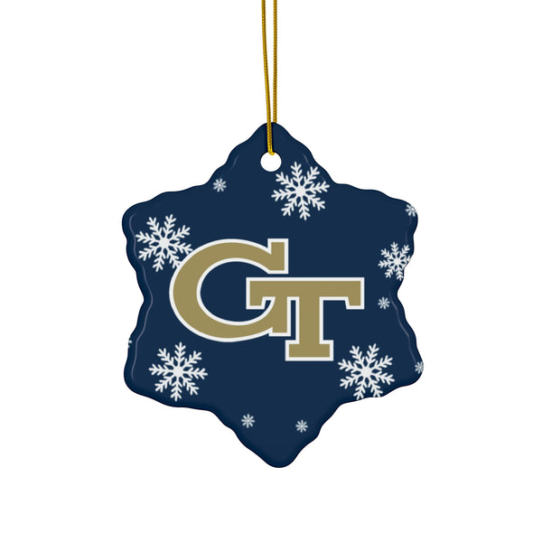 Georgia Tech Ceramic Ornaments
