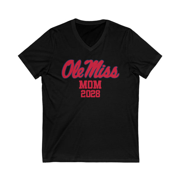 Ole Miss Class of 2028 MOM V-Neck Tee
