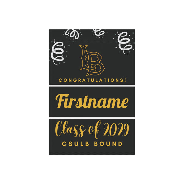 Personalized CSULB 2029 Yard Flag
