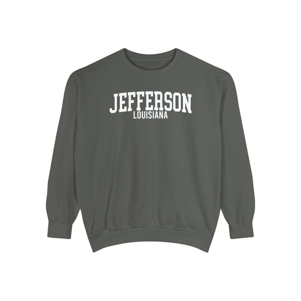 Jefferson Louisiana Comfort Colors Sweatshirt