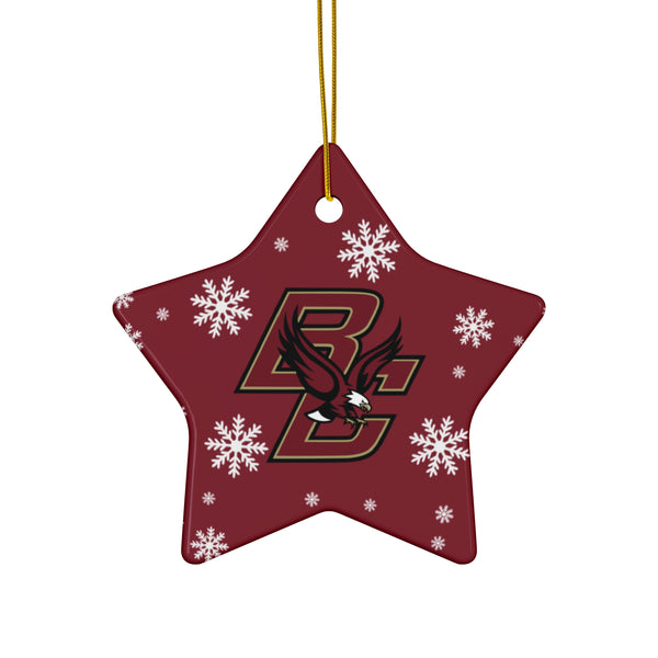 Boston College Christmas Ceramic Ornaments