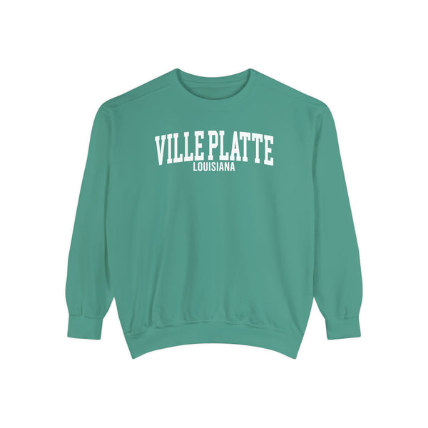 Ville Platte Louisiana Comfort Colors Sweatshirt