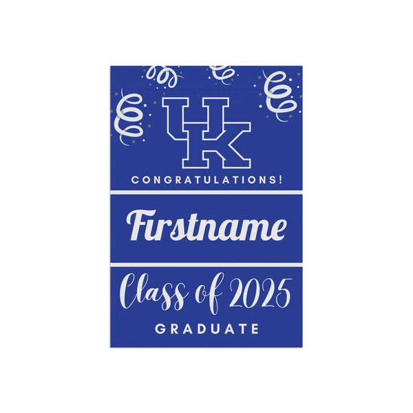 Personalized Kentucky 2025 Graduate Yard Flag