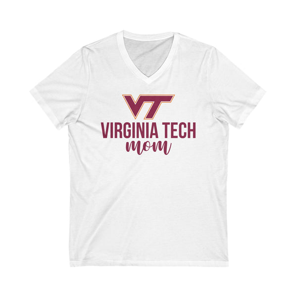 Virginia Tech University MOM V-Neck Tee