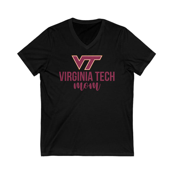 Virginia Tech University MOM V-Neck Tee