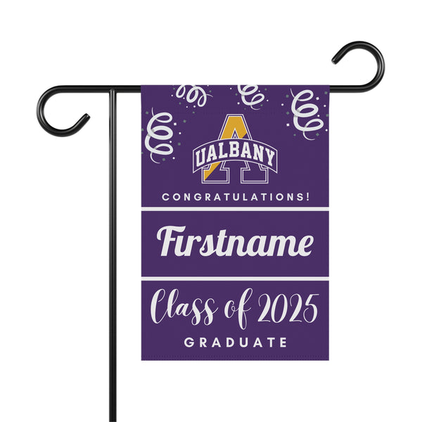 Personalized UAlbany 2025 Graduate Yard Flag