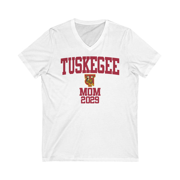 Tuskegee 2029 MOM V-Neck Tee