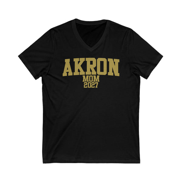 Akron Class of 2027 MOM V-Neck Tee