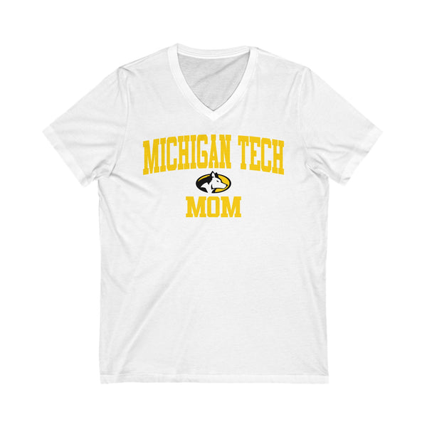 Michigan Tech MOM V-Neck Tee