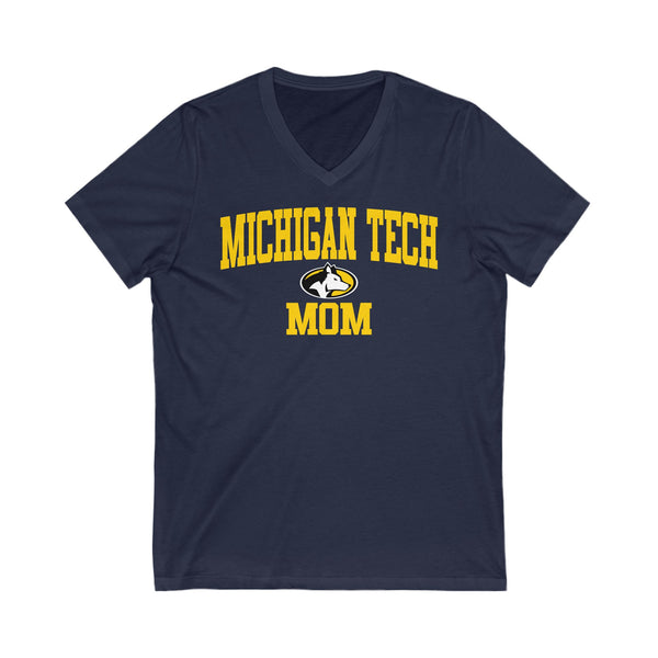 Michigan Tech MOM V-Neck Tee