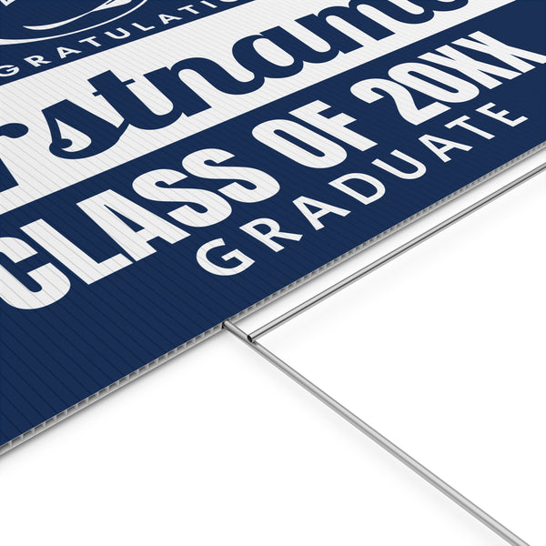 Personalized PSU Graduation Yard Sign
