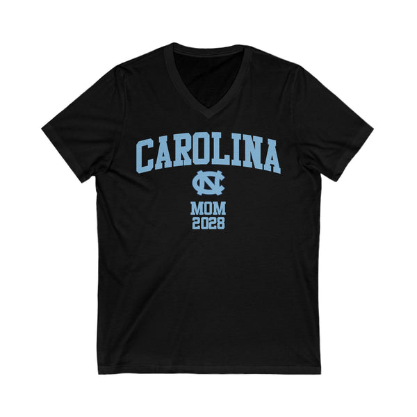 UNC Chapel Hill Class of 2028 MOM V-Neck Tee