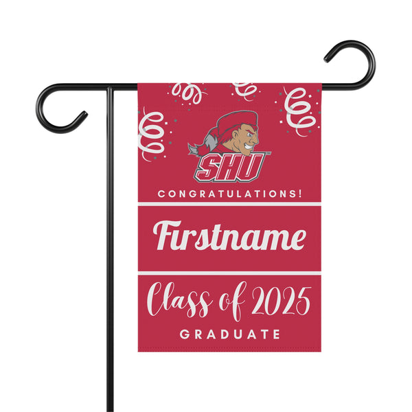 Personalized SHU 2025 Graduate Yard Flag