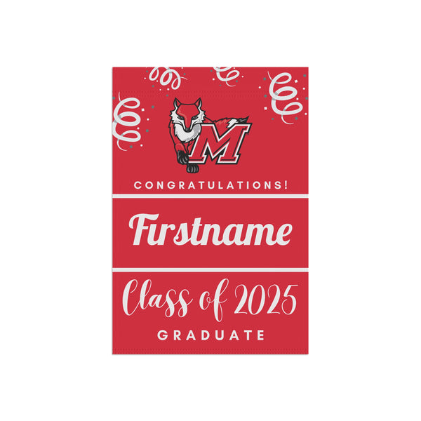 Personalized Marist 2025 Graduate Yard Flag