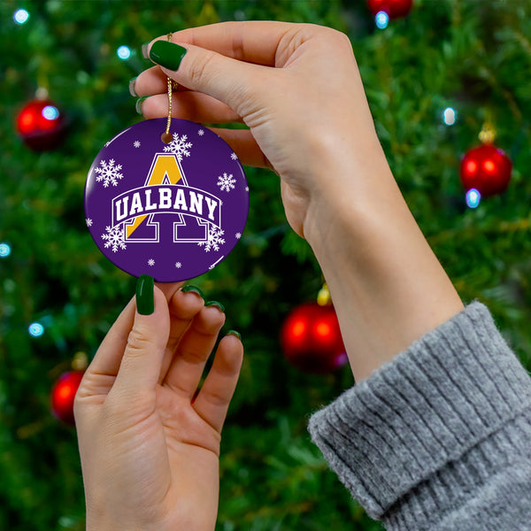 UAlbany Ceramic Ornaments