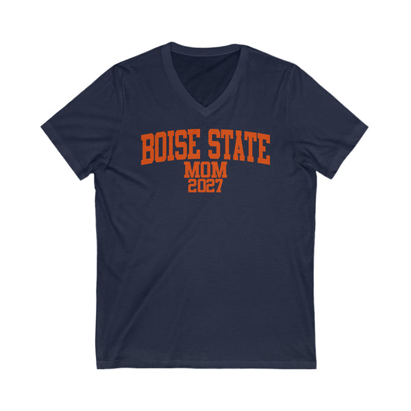 Boise State Class of 2027 MOM V-Neck Tee