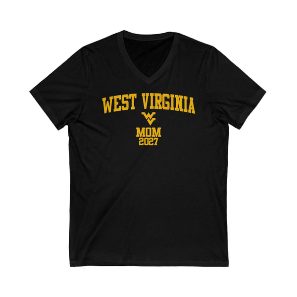 WVU Class of 2027 MOM V-Neck Tee