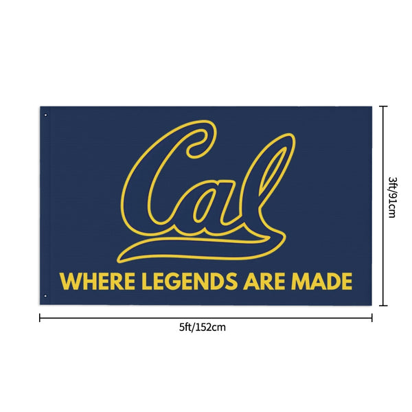UC Berkeley Flag - Where Legends are Made