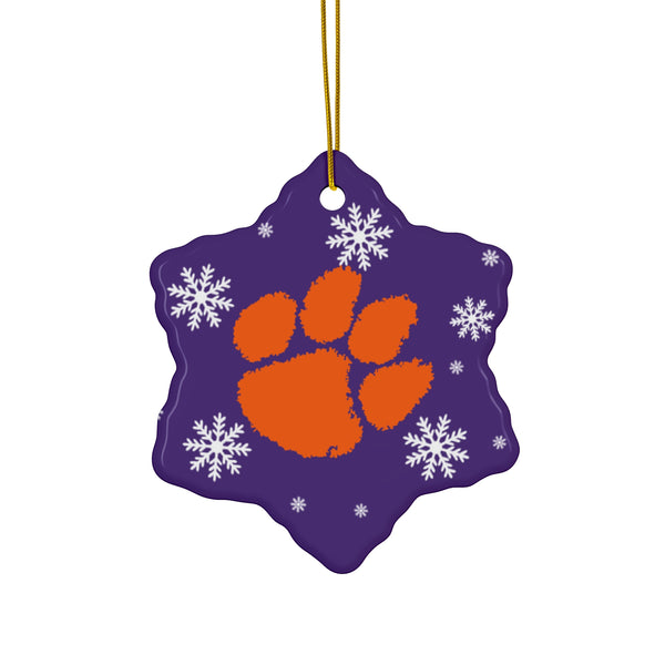 Clemson Ceramic Ornaments