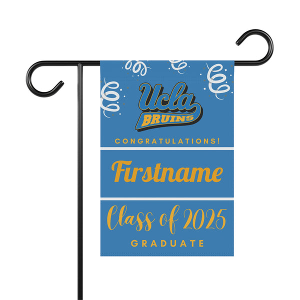 Personalized UCLA 2025 Graduate Yard Flag