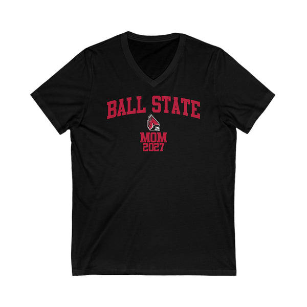 Ball State Class of 2027 MOM V-Neck Tee