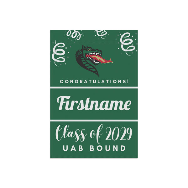 Personalized UAB 2029 Yard Flag