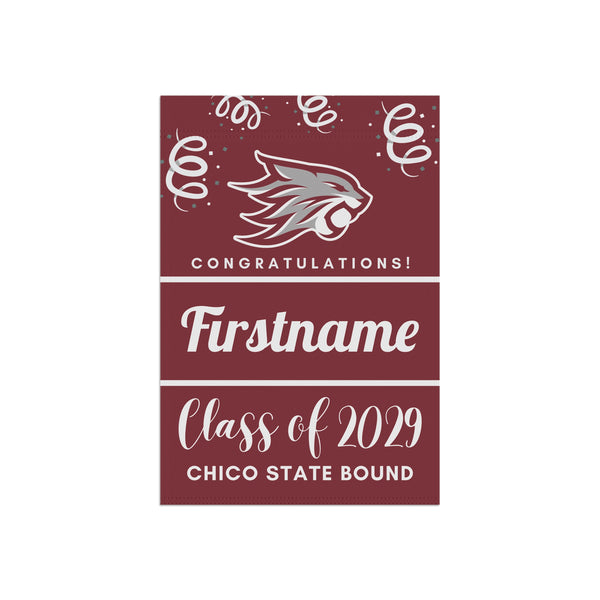 Personalized Chico State 2029 Yard Flag