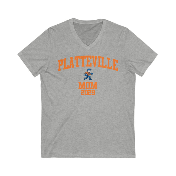 UW Platteville 2029 MOM V-Neck Tee