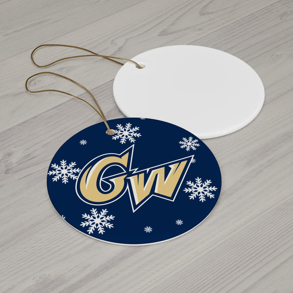 GWU Ceramic Ornaments