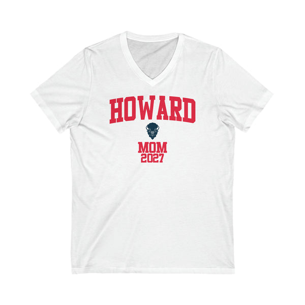 Howard Class of 2027 MOM V-Neck Tee